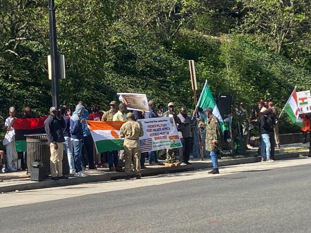 Field Notes: Niger Alliance protest at the French Embassy, Washington D.C. 